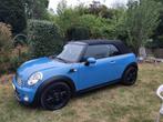 Mini Cooper Cabrio Euro 6, 61429 Km Lees de beschrijving :-), Auto's, Stof, 4 cilinders, Cabriolet, Blauw