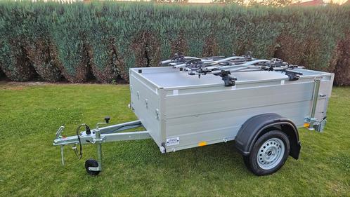 TE HUUR Anssems bagagewagen met 5x thule fietsendragers., Auto diversen, Aanhangers en Bagagewagens, Ophalen