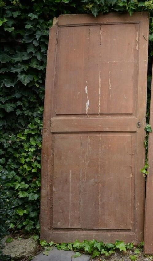 Oude massief houten deur 191,5cm x 87cm x2,8cm, Doe-het-zelf en Bouw, Hout en Planken, Gebruikt, Overige typen, Overige houtsoorten