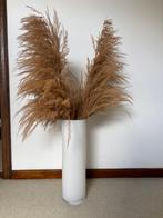 Hoge vaas met pampas, Huis en Inrichting, Woonaccessoires | Droogbloemen, Ophalen, Zo goed als nieuw