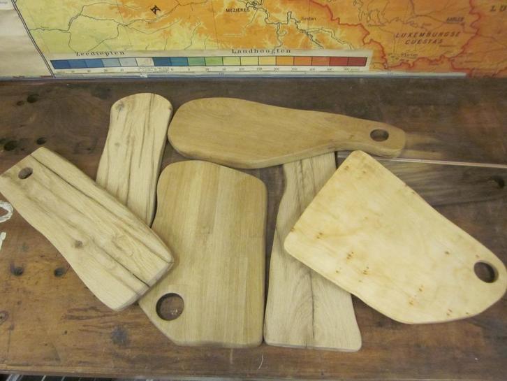 Upcycling - Tapasplank, 7 stuks, Antiek en Kunst, Curiosa en Brocante, Ophalen