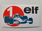 Vintage Sticker - Elf 1 - Formule 1 Wagen - Mooie staat, Verzamelen, Auto of Motor, Ophalen of Verzenden, Zo goed als nieuw