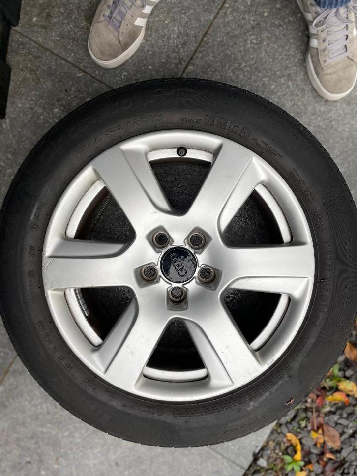 Jantes Audi A6 BMW X2 Alu avec pneus toutes saisons, offre., Autos : Pièces & Accessoires, Pneus & Jantes, Jante(s), 4 Saisons