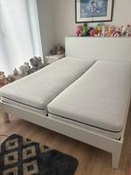 Bed 160x200 Ikea Nordli Wit, 160 cm, Gebruikt, Wit, Hout
