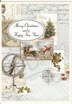 ZEER  MOOIE  KERSTKAART, Verzenden, 1980 tot heden, Gelopen, Feest(dag)