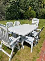 Tuinset met tafel en 6 stoelen - Curver, Ophalen, Zo goed als nieuw, Tuinset