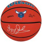 Larry Johnson gesigneerde basketbal, Sport en Fitness, Ophalen of Verzenden, Zo goed als nieuw, Bal