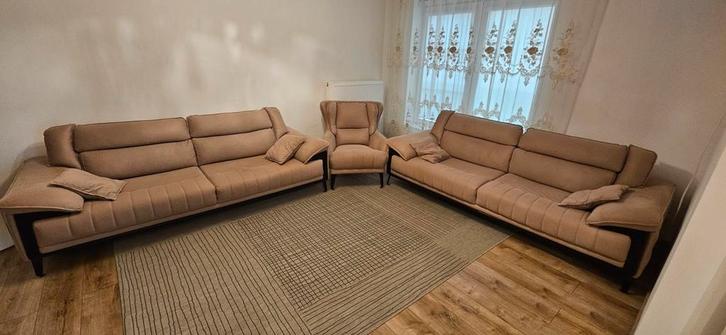 Sofa 3+3+1, Maison & Meubles, Canapés | Coins salons complets, Comme neuf, Tissus, Enlèvement