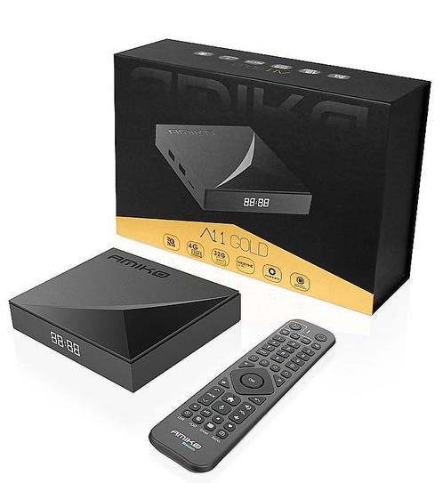 Amiko A11 Gold, Audio, Tv en Foto, Mediaspelers, Nieuw, HDMI, USB 2.0, Ophalen of Verzenden