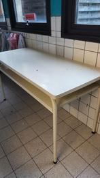 Metalen tafel, Tuin en Terras, Ophalen, Gebruikt