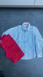 366: set van hemd (mt128) met bijpassende broek (mt 140), Garçon, Enlèvement ou Envoi, Ensemble, Utilisé