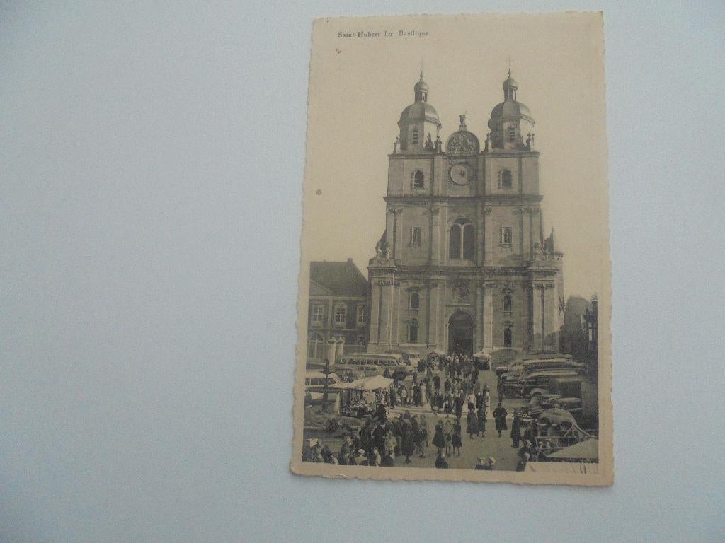 saint-hubert - la basilique, Collections, Enlèvement ou Envoi, 1920 à 1940, Affranchie, Luxembourg