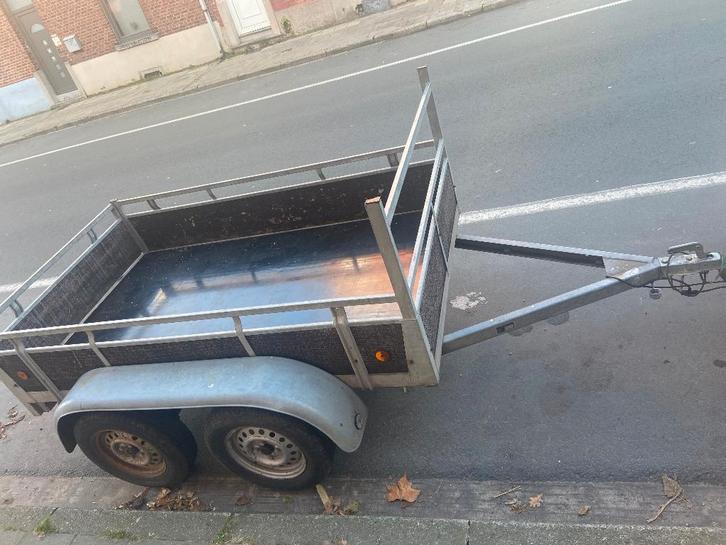 remorque double essieux, Autos : Divers, Remorques, Utilisé, Enlèvement