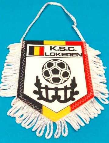 Sporting KSC Lokeren 1980 voetbal vintage prachtig vaantje  