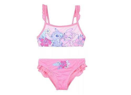 Stitch en Angel Bikini Roze - Maat 98 - 104 - 116 - 128, Kinderen en Baby's, Kinderkleding | Kinder-zwemkleding, Nieuw, Bikiniset