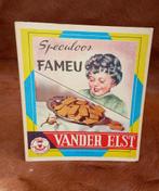 vintage karton reclamebord speculoos Vander Elst, Ophalen of Verzenden, Zo goed als nieuw, Reclamebord