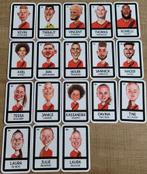 54 verzamelkaarten: Red Devils en Red Flames - karikaturen, Verzamelen, Ophalen of Verzenden, Zo goed als nieuw, Poster, Plaatje of Sticker