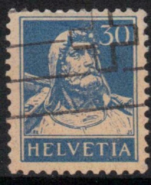 Zwitserland 1924-1927 - Yvert 205 - Willem Tell (ST), Postzegels en Munten, Postzegels | Europa | Zwitserland, Gestempeld, Verzenden