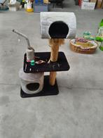 kattenboom + kattenbakvulling + mand, Ophalen, Gebruikt, Krabpaal