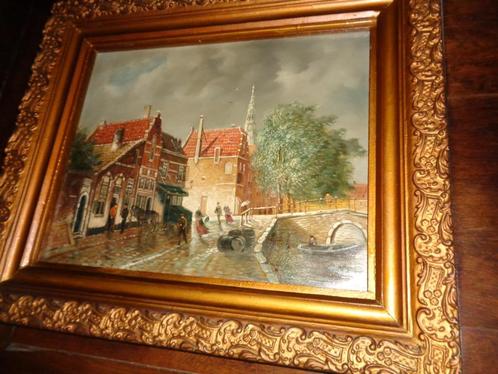 *Cornelis SPRINGER (Amsterdam 1817) -Signé et daté ., Antiquités & Art, Art | Peinture | Classique, Enlèvement ou Envoi