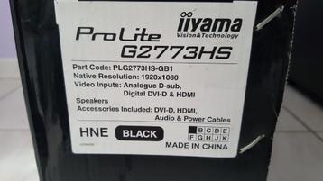 Scherm Iiyama's 27 inch Full-HD