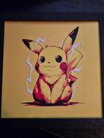 Pikachu reliëf 3d foto met houder, Enlèvement, Neuf, Autres sujets/thèmes, Photo