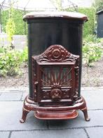 Magnifique poêle à bois Franco Belge ou au charbon chauffé 9, Enlèvement, Utilisé