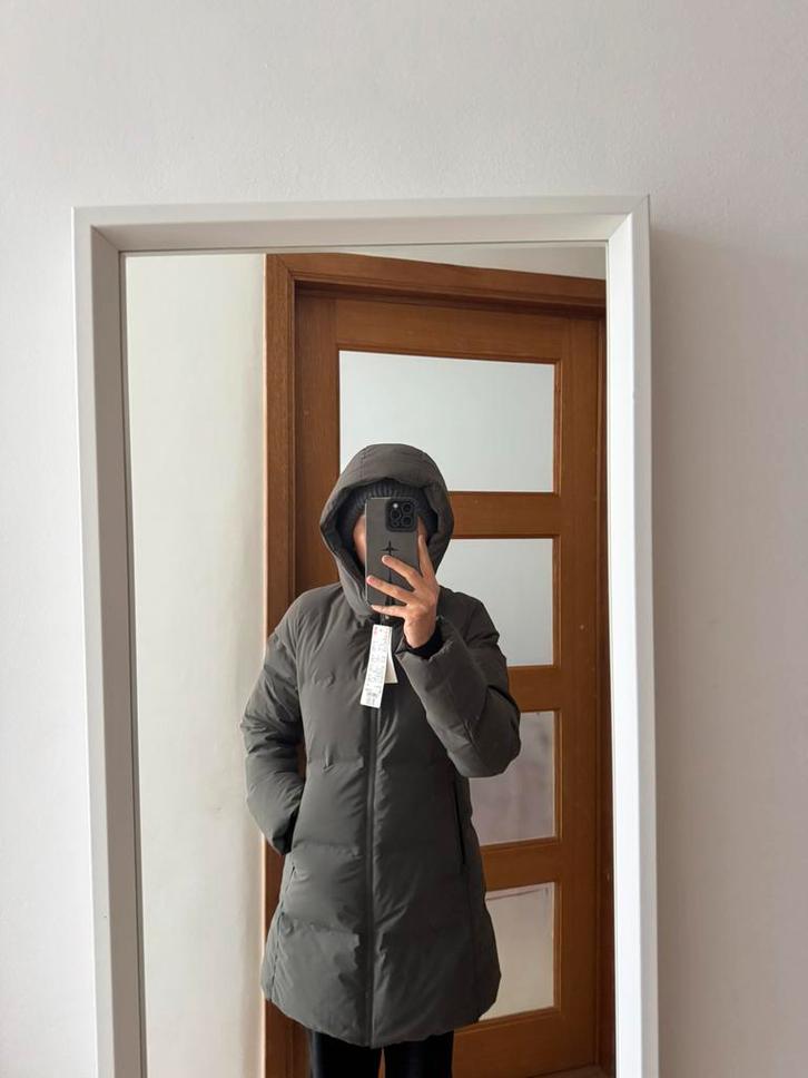 Uniqlo_ Seamless Down Jas, Kleding | Dames, Jassen | Winter, Nieuw, Maat 36 (S), Groen, Ophalen of Verzenden