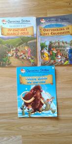3 strips van Geronimo Stilton, Boeken, Stripverhalen, Ophalen of Verzenden, Zo goed als nieuw
