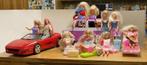 Barbiepoppen 10 stuks + 2 voertuigen + toebehoren, Ophalen, Gebruikt, Barbie