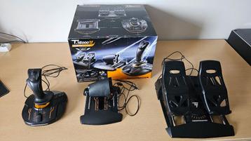 Thrustmaster T16000M FCS Flight Pack, Enlèvement ou Envoi, Utilisé, Simulation