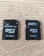 micro SD-kaartadapter, Audio, Tv en Foto, Foto | Geheugenkaarten, SD, Ophalen of Verzenden, Zo goed als nieuw, Fotocamera