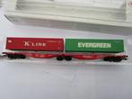 Marklin 47800 HO DB 2-delige containerwagen beladen, Wisselstroom, Verzenden, Analoog, Märklin
