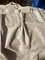 Velvet grijze gordijnen, Huis en Inrichting, Ophalen, Zo goed als nieuw