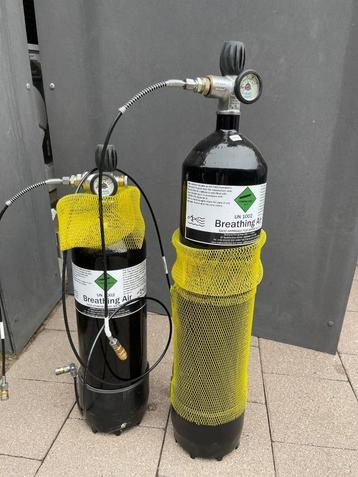 Duik zuurstof flessen te koop  beschikbaar voor biedingen