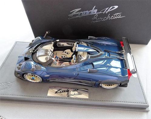 BBR Pagani Zonda HP Barchetta (Carbon Blue), Hobby en Vrije tijd, Modelauto's | 1:18, Nieuw, Ophalen of Verzenden