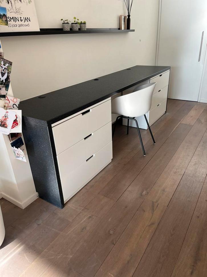 Bureaumeubel met sterk duropal werkblad !, Maison & Meubles, Bureaux, Utilisé, Bureau, Enlèvement