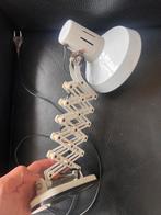 Witte schaarlamp, Huis en Inrichting, Ophalen, Zo goed als nieuw, Metaal