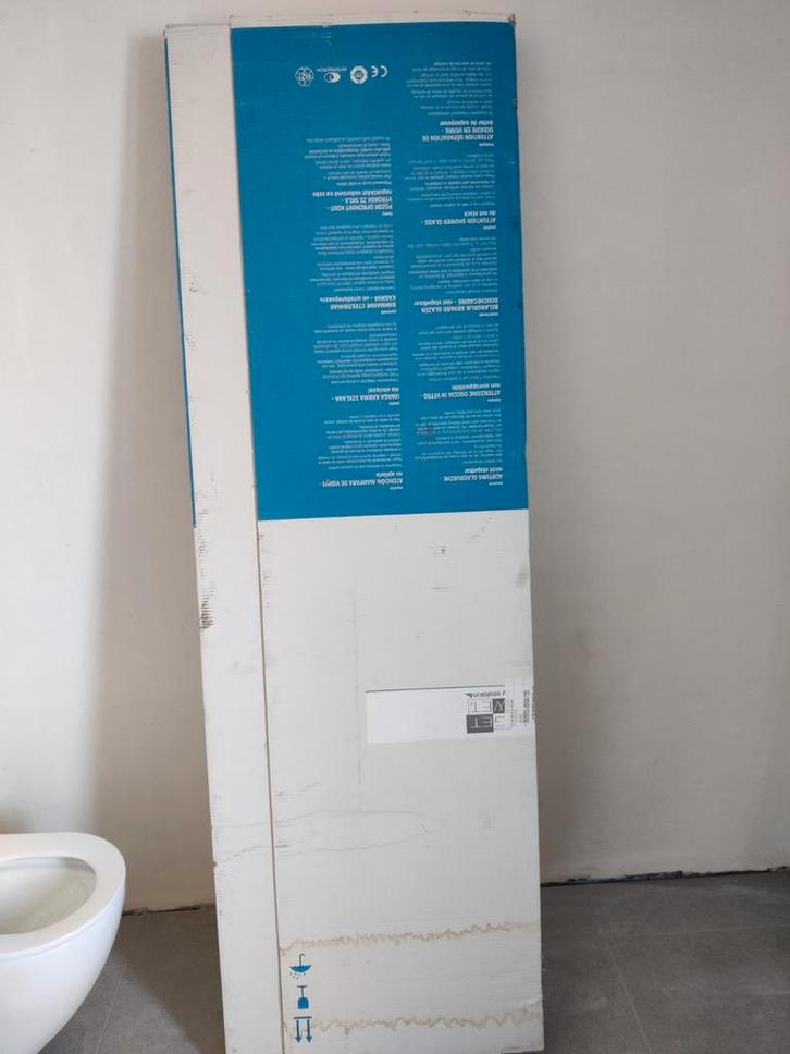 Douchewand 200x60 cm, Doe-het-zelf en Bouw, Sanitair, Nieuw, Ophalen