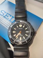 Seiko Samurai SRPH11K1 Black Edition, Handtassen en Accessoires, Horloges | Heren, Seiko, Staal, Polshorloge, Overige materialen