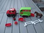 Abrick (Ecoifiier) Jeep met paardentrailer, Kinderen en Baby's, Speelgoed | Educatief en Creatief, Ophalen of Verzenden, Bouwen