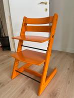Stokke Tripp Trapp stoel oranje, Gebruikt, Ophalen