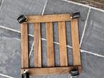 Plantenroller / plantentrolley (zie foto's), Tuin en Terras, Bloembakken en Plantenbakken, Vierkant, Ophalen of Verzenden, Zo goed als nieuw