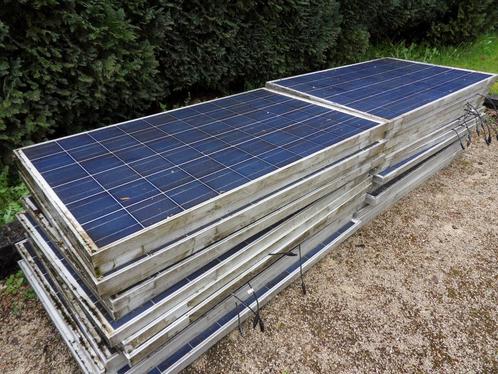 Fotovoltaïsche panelen, Doe-het-zelf en Bouw, Zonnepanelen en Toebehoren, Gebruikt, Compleet systeem, 200 wattpiek of meer, Ophalen