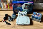 Playstation 1 / PSone + LCD Monitor en Games!, Ophalen of Verzenden, Gebruikt, Met 1 controller, Met games