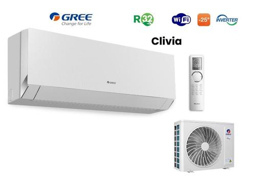 NOUVEAU!! POMPE À CHALEUR GREE CLIVIA A+++ R32 WIFI -25 Ondu, Electroménager, Climatiseurs, Neuf, Climatisation murale, 100 m³ ou plus grand