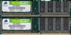 (2x512mo) ram ddr1 corsair  - vs512mb400 | EV23 |, Informatique & Logiciels, Enlèvement ou Envoi, Utilisé