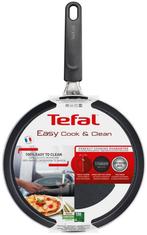 Poêle à crêpes Tefal Easy Cook & Clean - Ø 28 cm, Enlèvement ou Envoi, Neuf, Aluminium, Poêle à frire ou Sauteuse