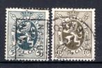 279/280 gestempeld 1929 - Heraldieke leeuw, Postzegels en Munten, Ophalen of Verzenden, Gestempeld, Gestempeld