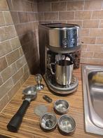 Sage The Bambino Stainless Steel – Compleet met extra’s!, Elektronische apparatuur, Koffiezetapparaten, Ophalen of Verzenden, Gebruikt
